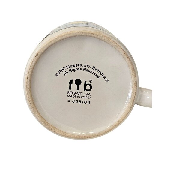 Vintage "Over The Hill" Mug With Balloons Design 1980 f.b. Bogart Ceramic Made I - Picture 6 of 6